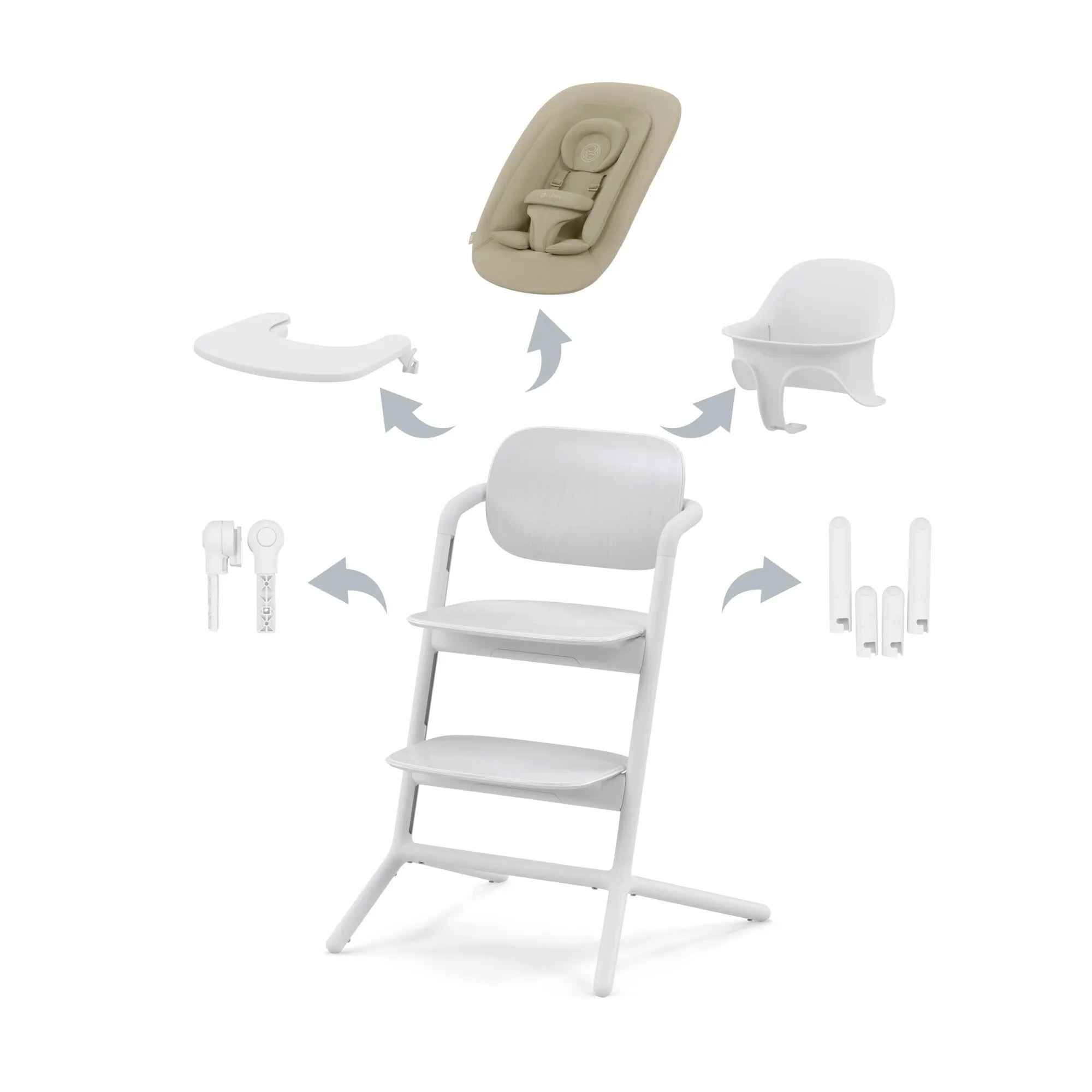 Cybex  hranilica Lemo 4/1, AllWhite