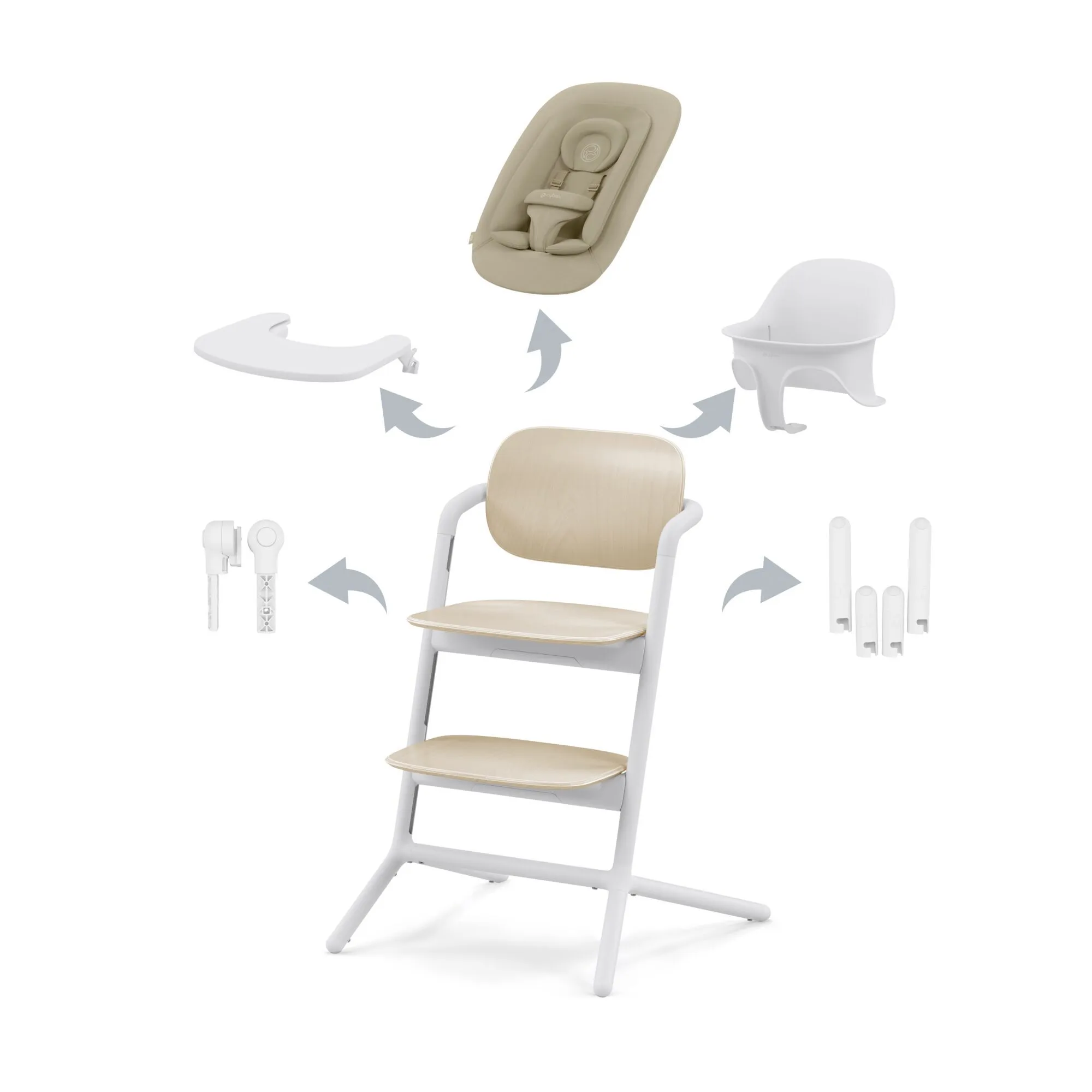 Cybex  hranilica Lemo 4/1, Sand White