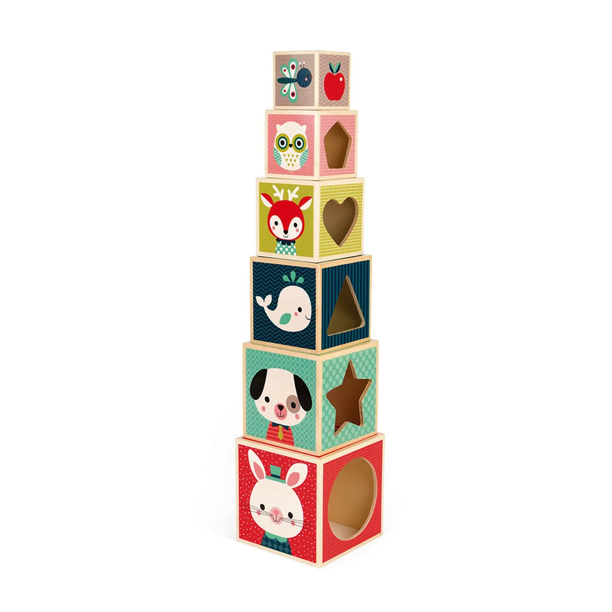 Janod baby forest-6 blok piramida