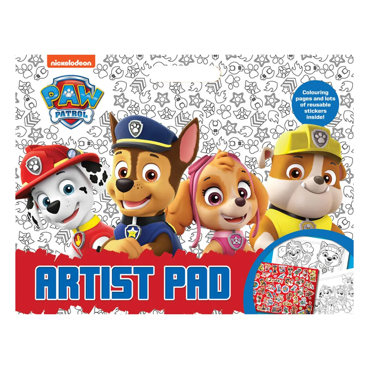 Commodore PAW PATROL-giga blokza bojenje sa nalepnicama
