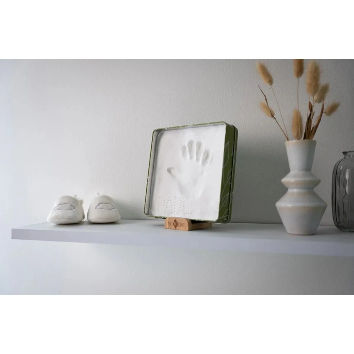 Petit Artichaut Baby box otisak Square Olive