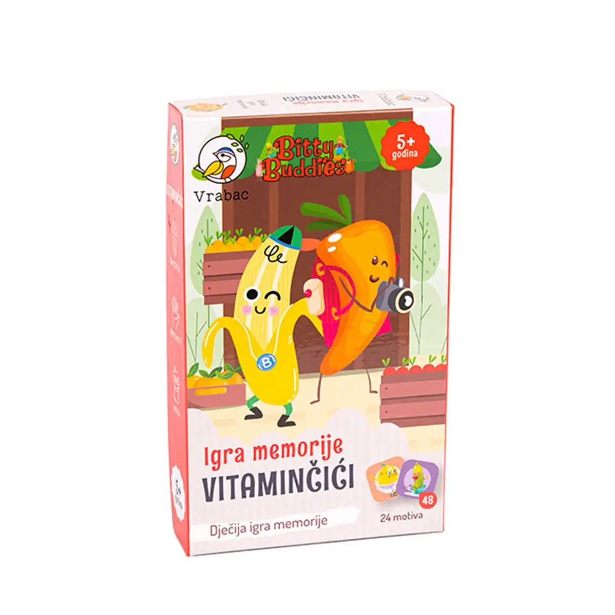 Vrabac igra memorije vitaminčići