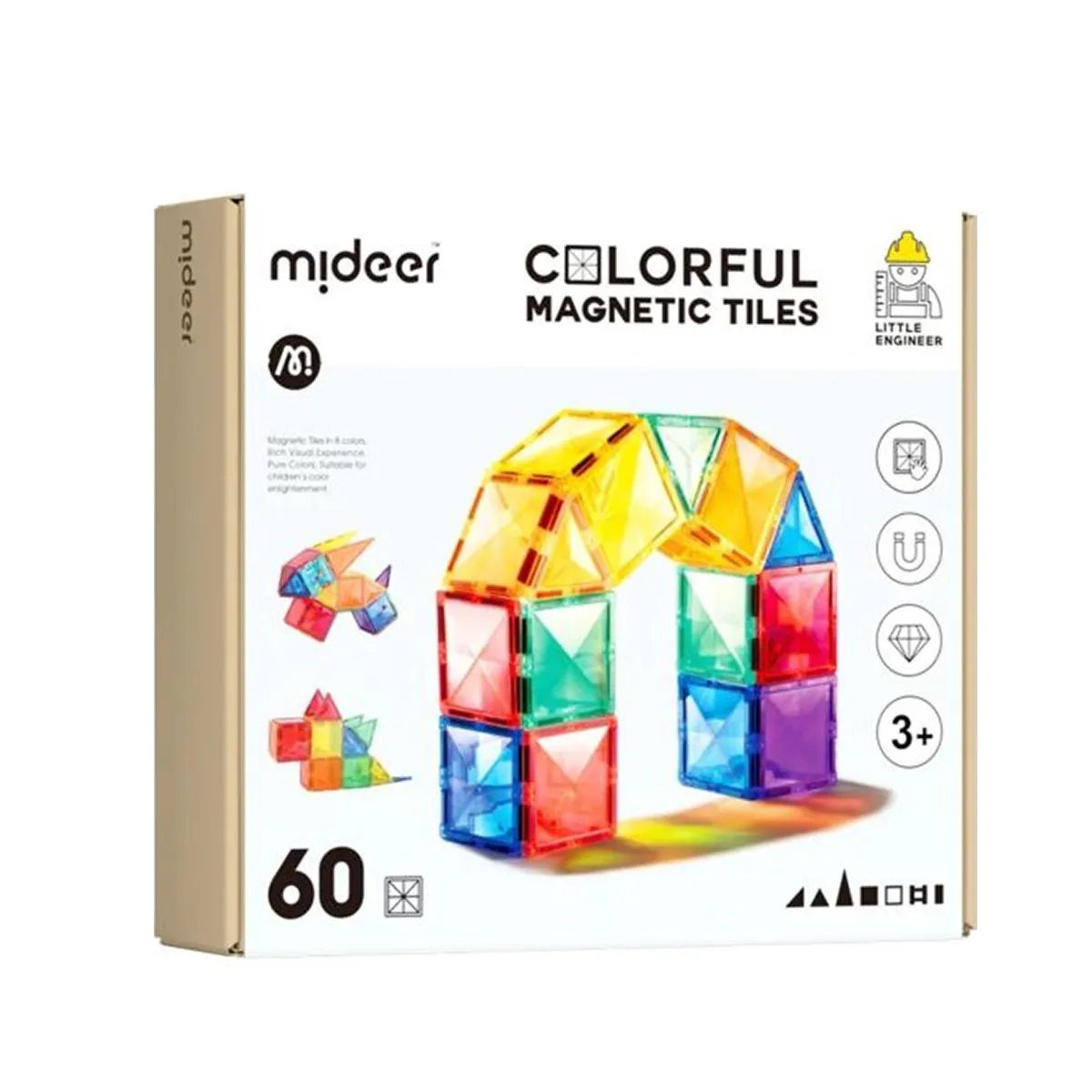 Mideer šarene magnetne ploče,60kom