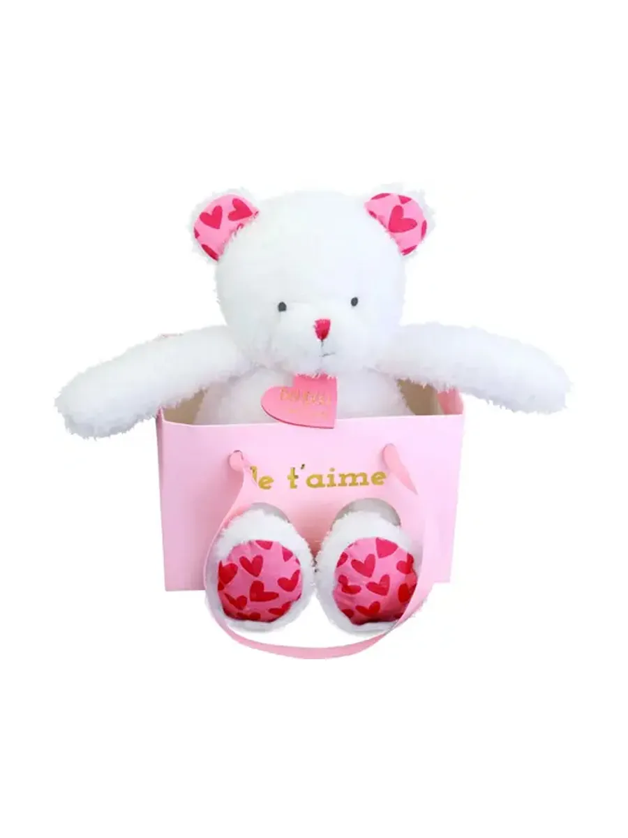 Doudou plišana igračka meda u kesi 25cm