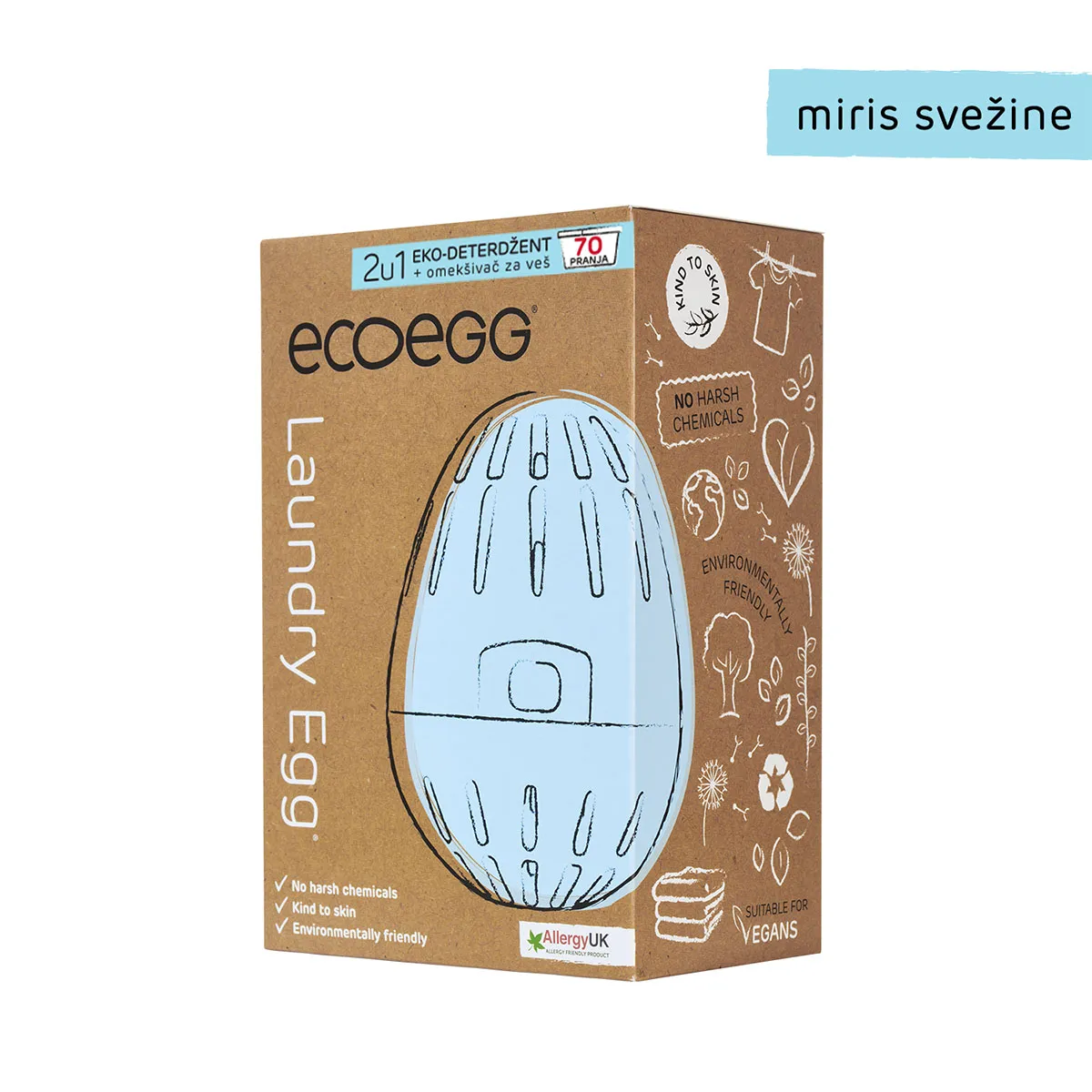 ECOEGG deterdžent za veš mirissvežine 70 pranja