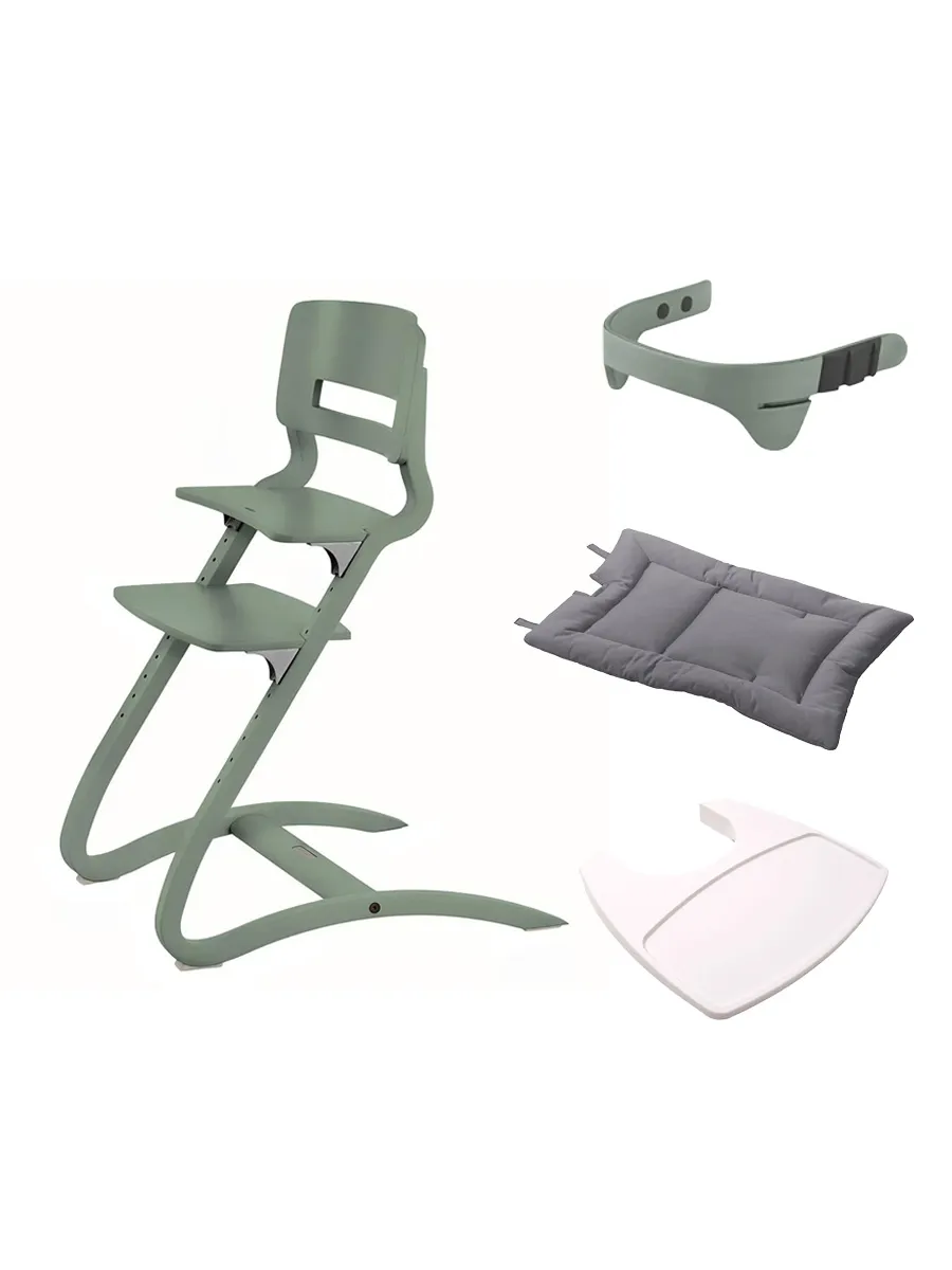 Leander hranilica Louie Sage Green white and cool gray