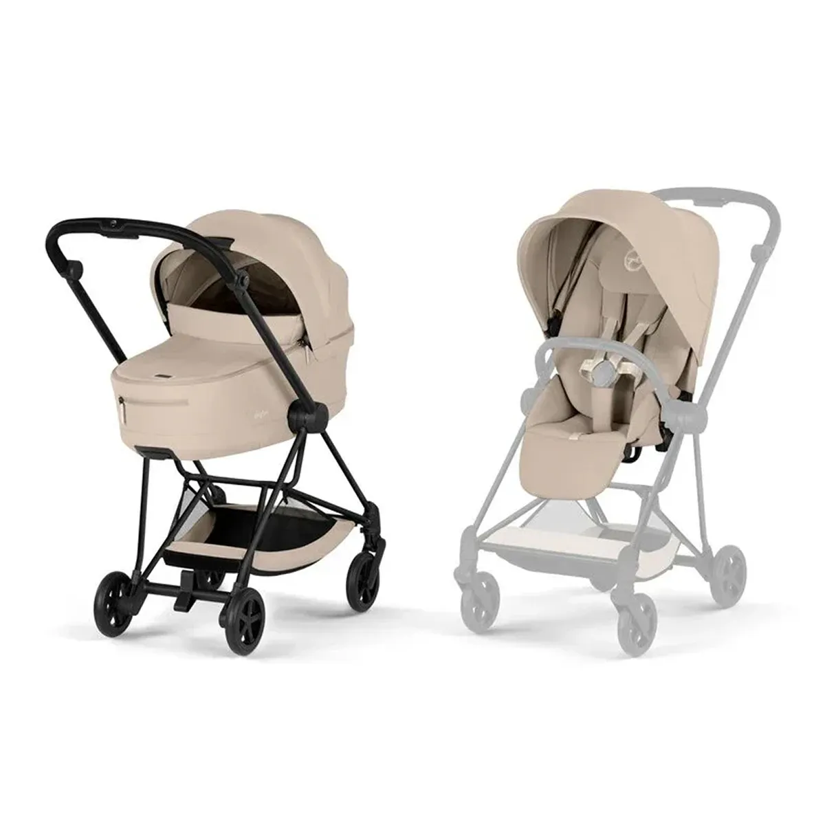 Cybex Mios 2026 duo sistem, Black/Cozy Beige
