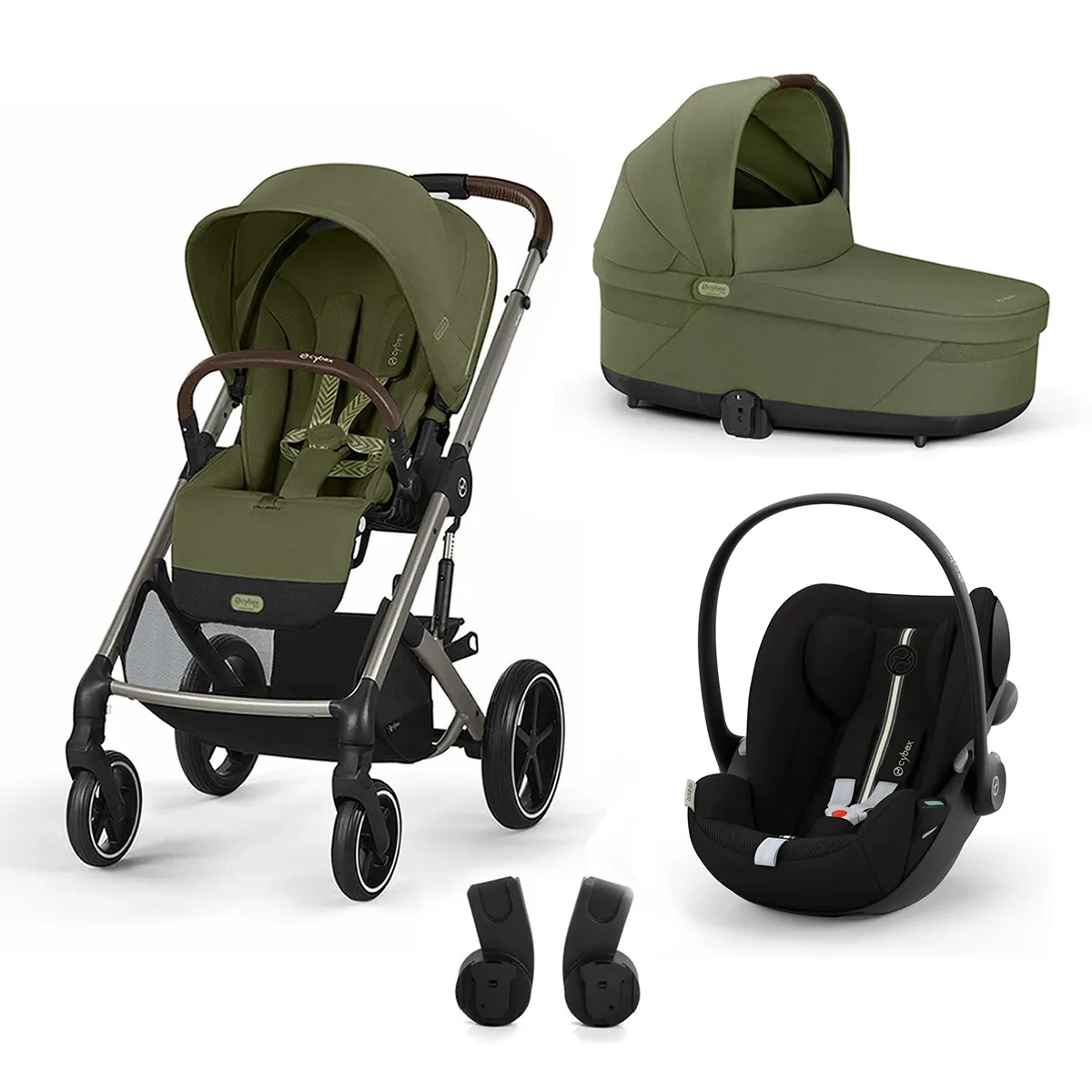 Cybex kolica za bebe Balios sistem G 3 u 1 Moss Green