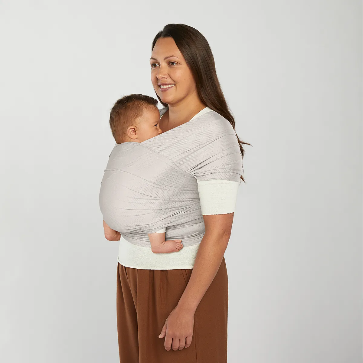 Ergobaby marama za nošenje bebe Aura Mesh Soft Gray