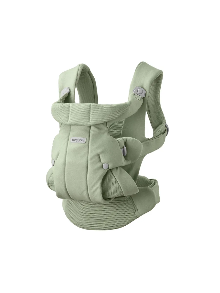 BabyBjorn kengur nosiljka Hold Brushed Woven Light Green