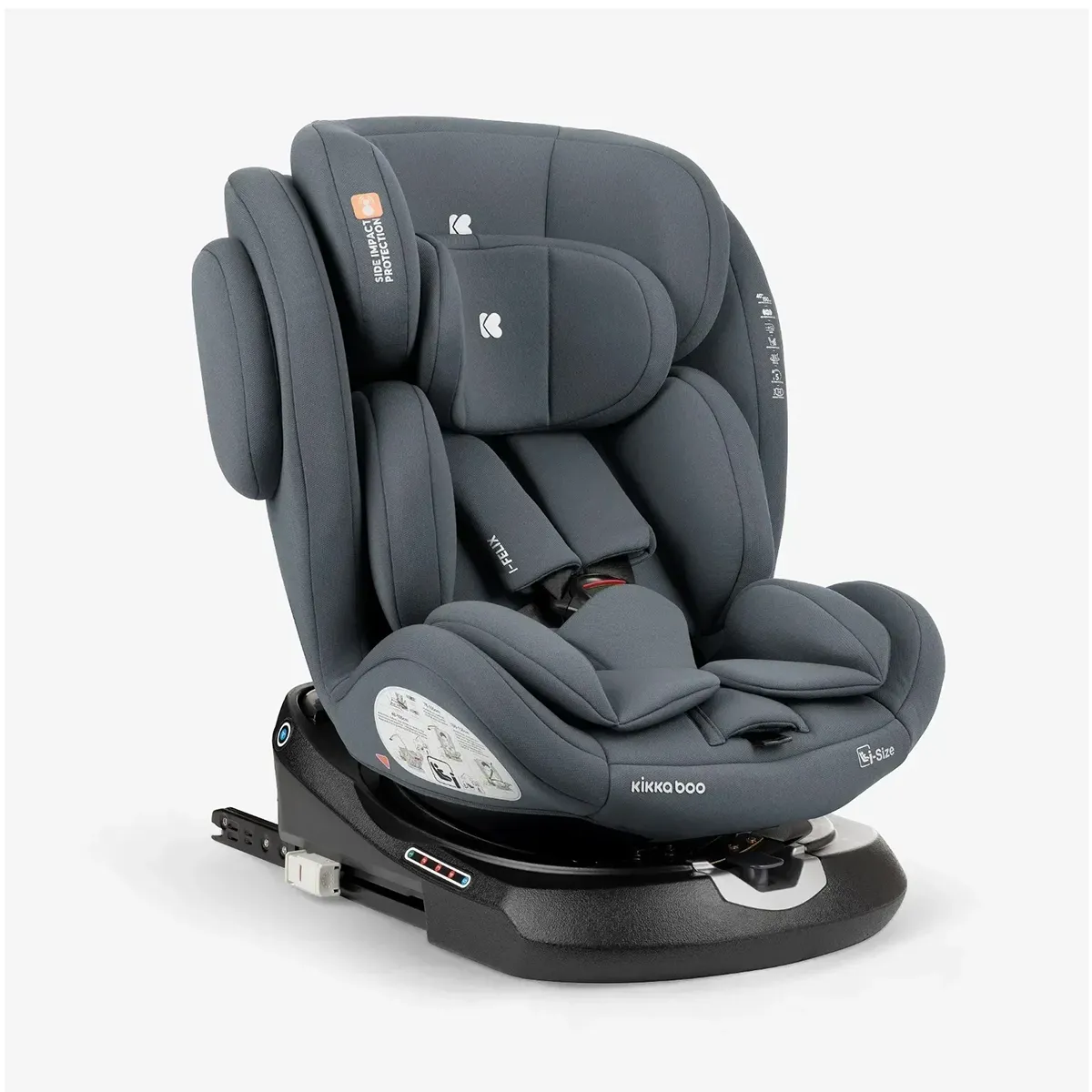 Kikka Boo auto sedište i-Felix ISOFIX Dark Grey 40-150cm