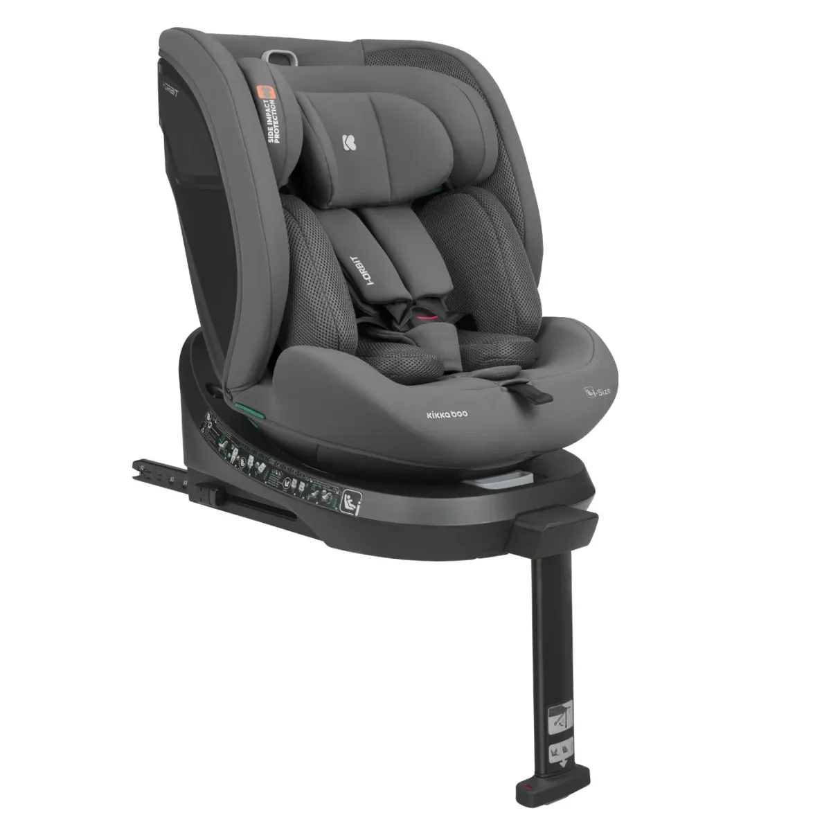 Kikka Boo auto sedište i-Orbitt premium Dark Grey 40-150cm