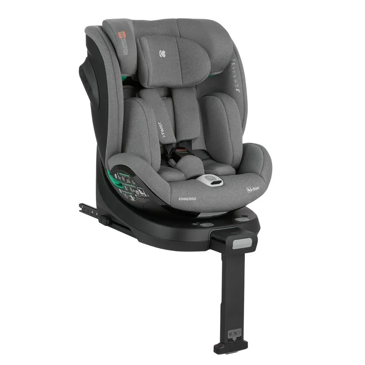 Kikka Boo auto sedište i-Twistt premium Dark Grey 40-150cm