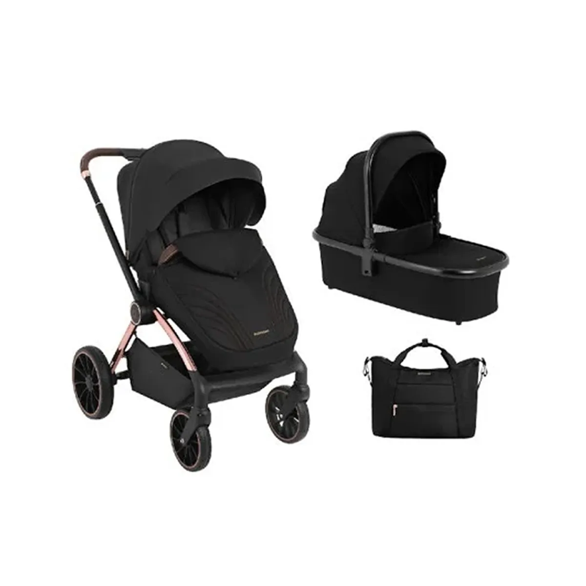 Kikka Boo kolica Kara 2u1, Black