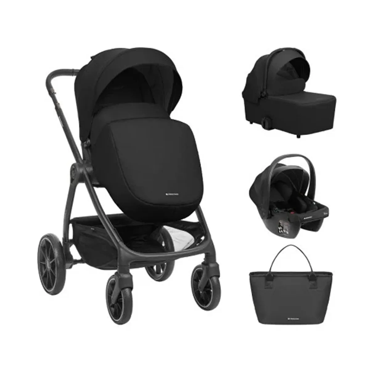 Kikka Boo kolica Modena 3u1, Black