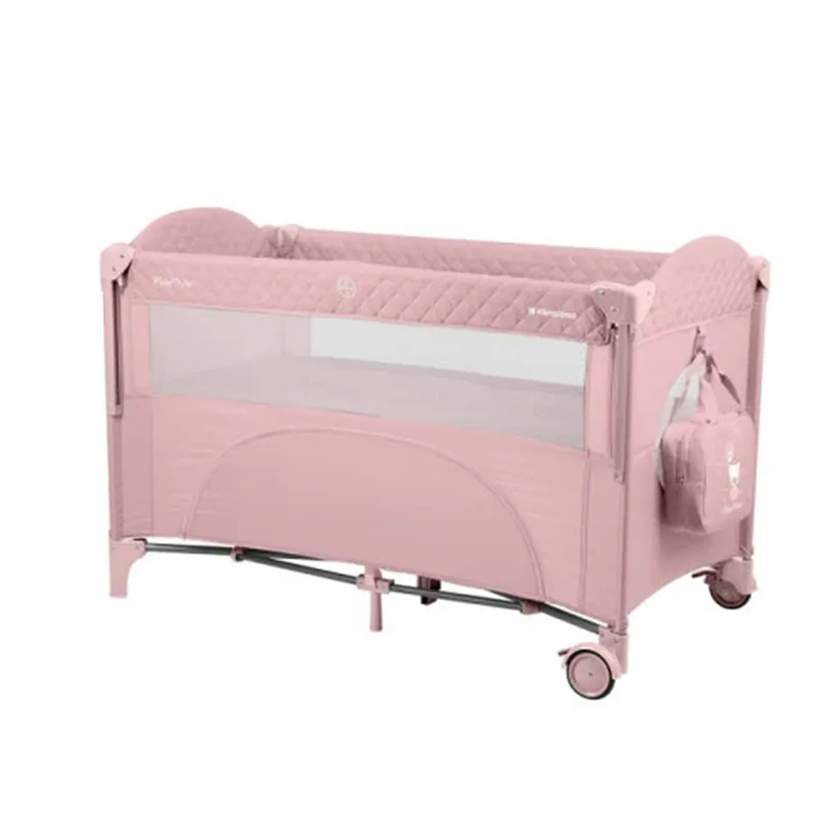 Kikka Boo prenosivi krevetac Milky Way sa 2 nivoa, Pink