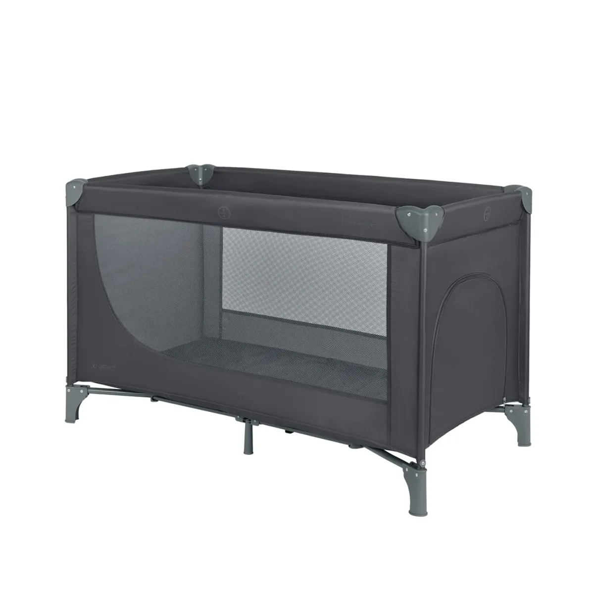 Kikka Boo prenosivi krevetac So Gifted premium, Black