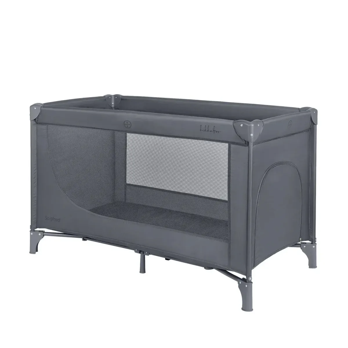 Kikka Boo prenosivi krevetac So Gifted premium, Grey
