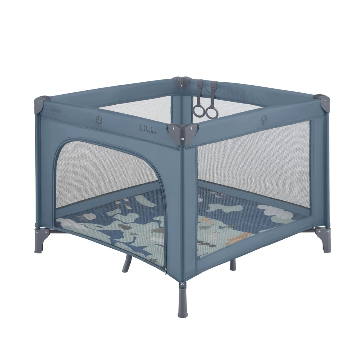 Kikka Boo prenosiva ogradica Enjoy premium Europe Blue