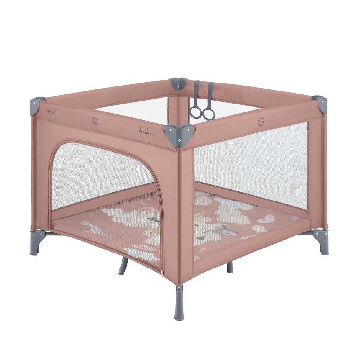 Kikka Boo prenosiva ogradica Enjoy premium America Green