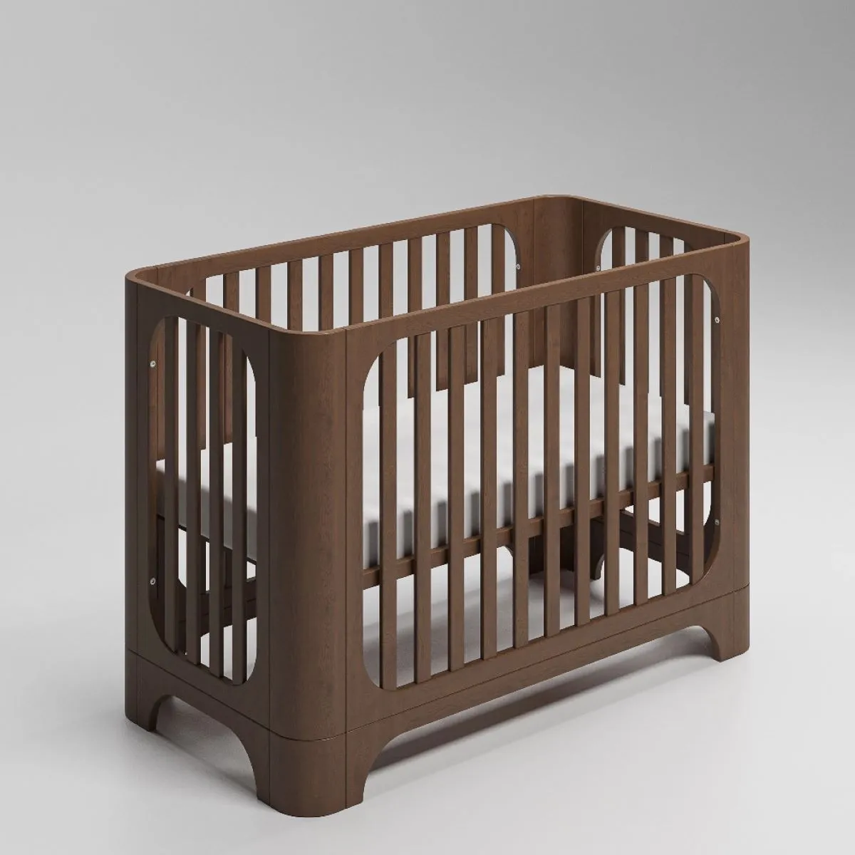 Sol Baby krevetac Sofia, orah 124x64x87