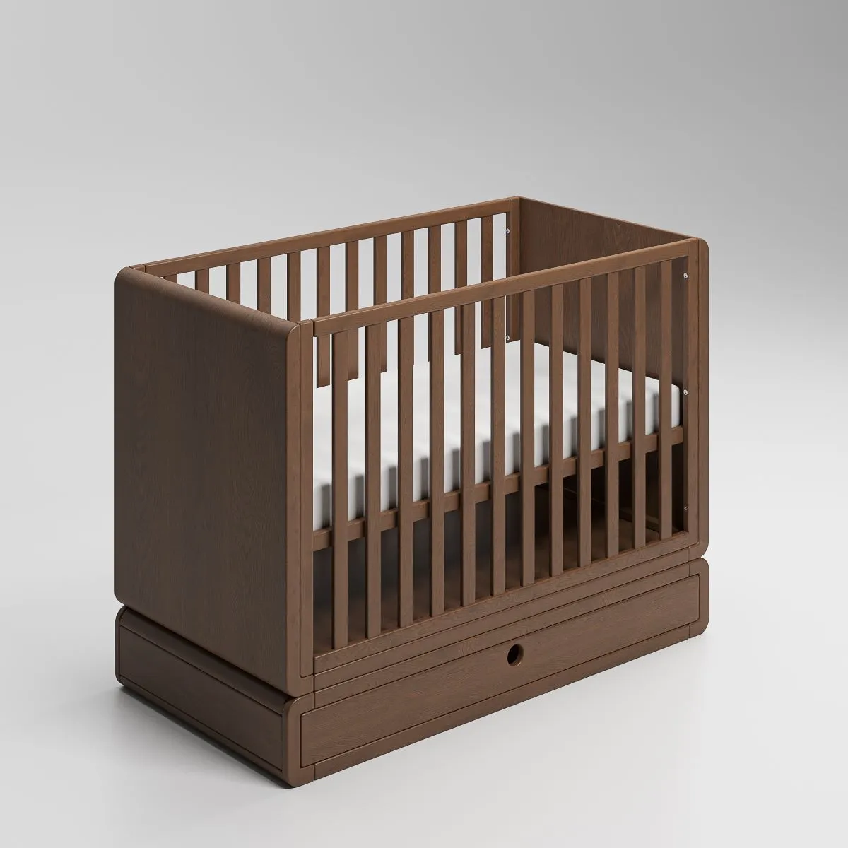 Sol Baby krevetac Nevena, orah 141,5x84x90,5