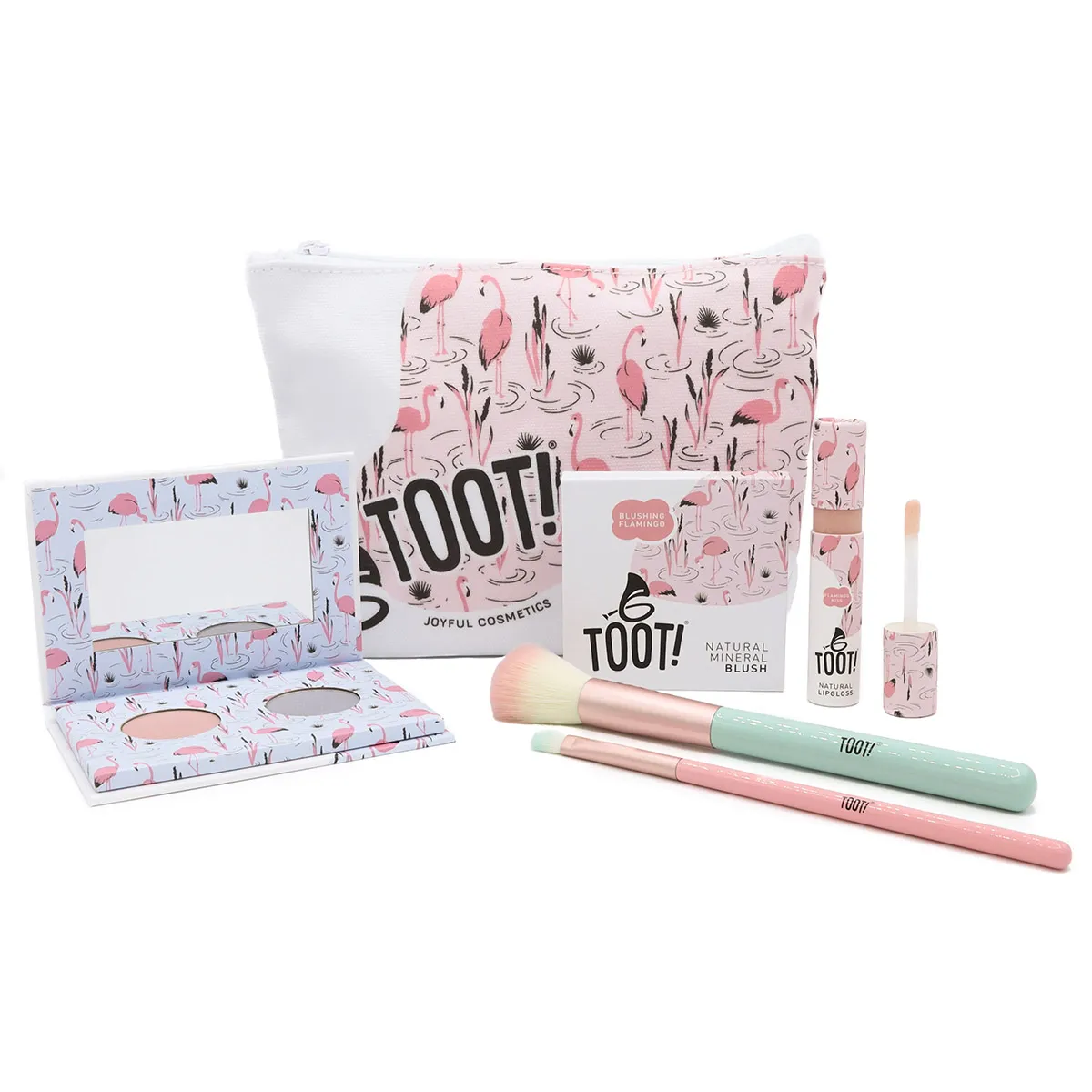 Toot! flamingo kiss set