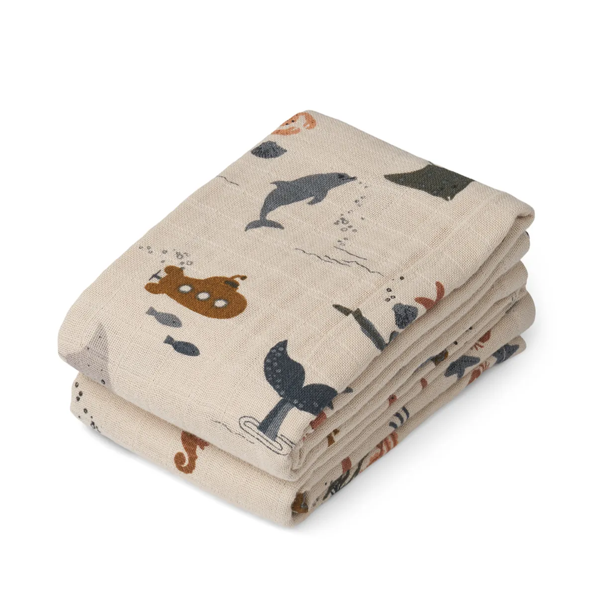Liewood muslin maramice 2/1, 60x60cm