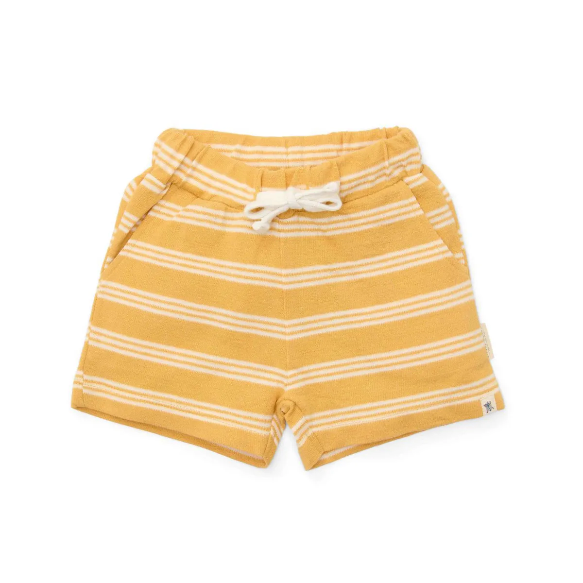 Little Dutch šorts Yellow Stripes, 80-98