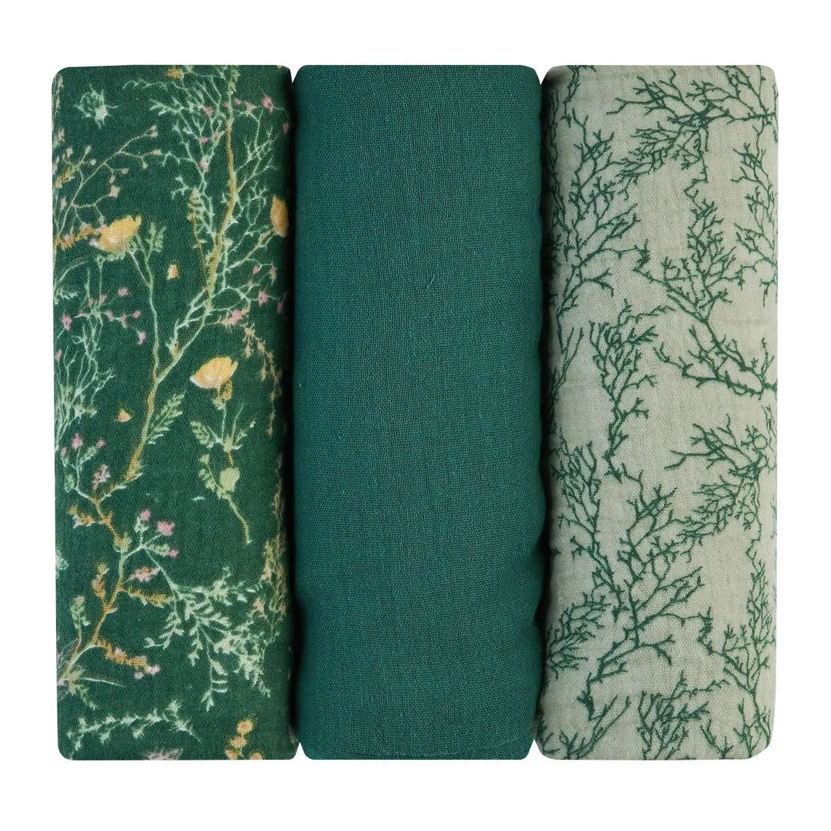 Kikka Boo pelene muslin 3kom 75x75cm