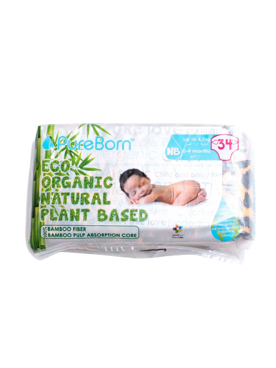 PureBorn pelene nb (0–3kg), 34kom