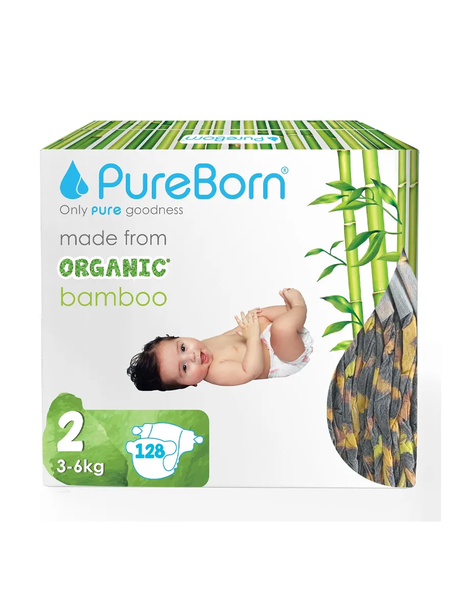 PureBorn pelene 2 (3-6kg), 136kom