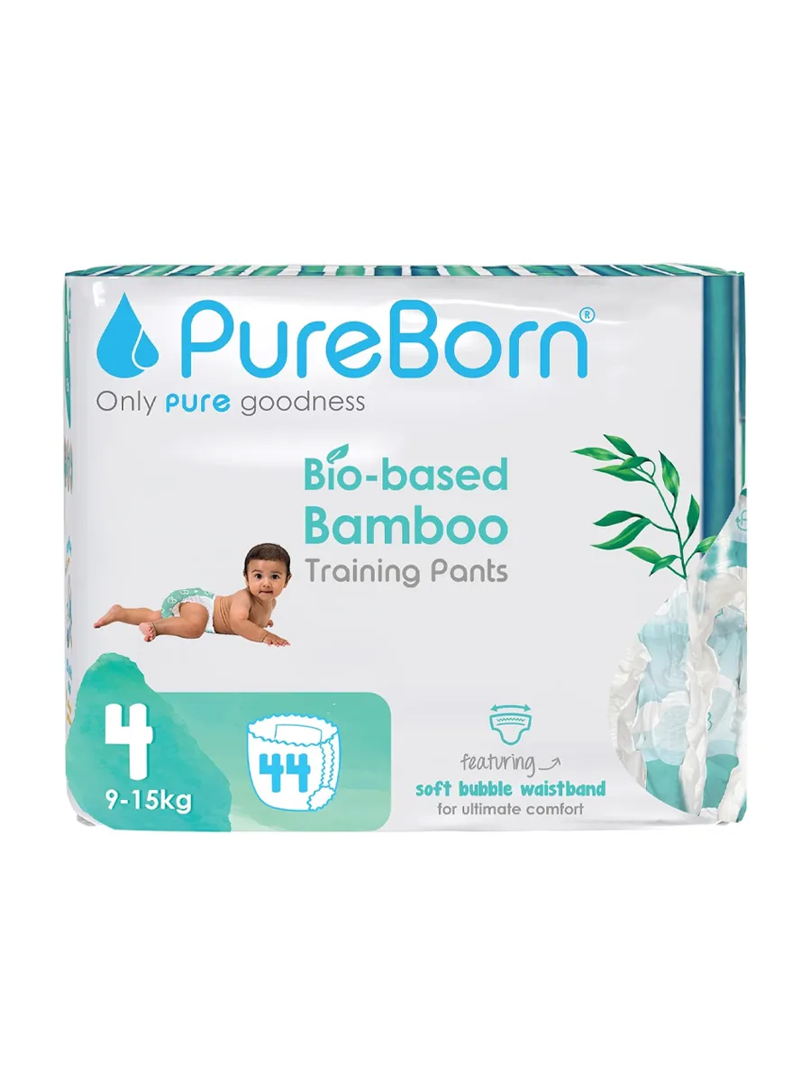 PureBorn gaćice 4 (9-15kg), 44kom