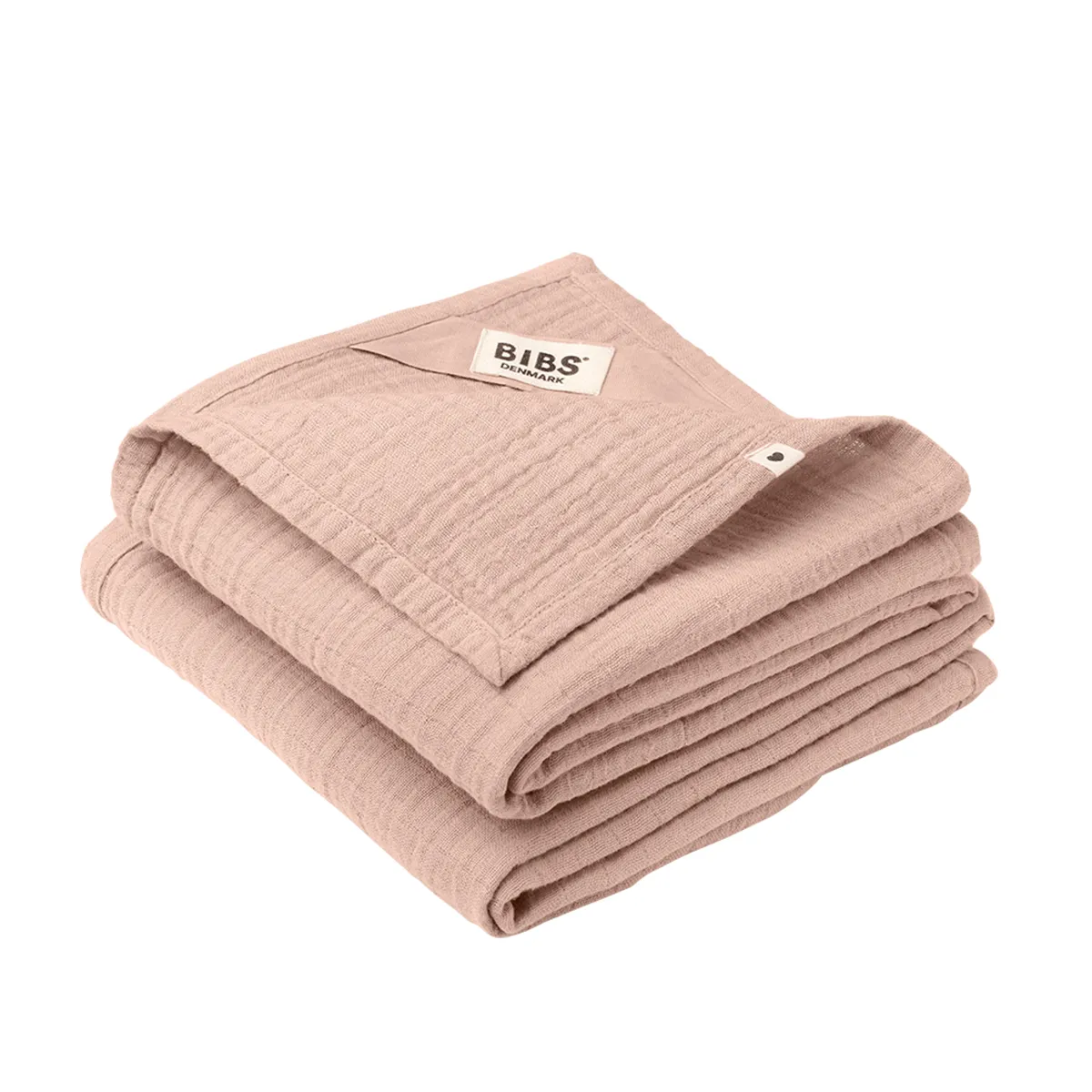 Bibs muslin pelena Blush 2/1,70x70cm