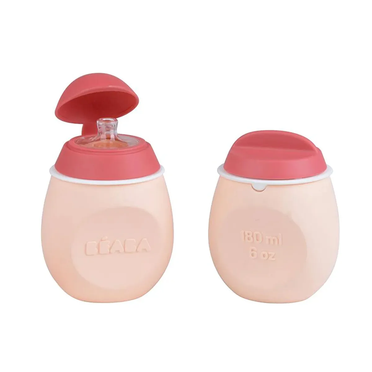 Béaba šolja set 2 u 1 Baby Squeez Pink