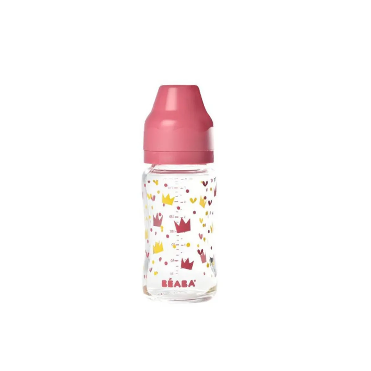 Béaba flašica za bebe široki vrat 240 ml Pink