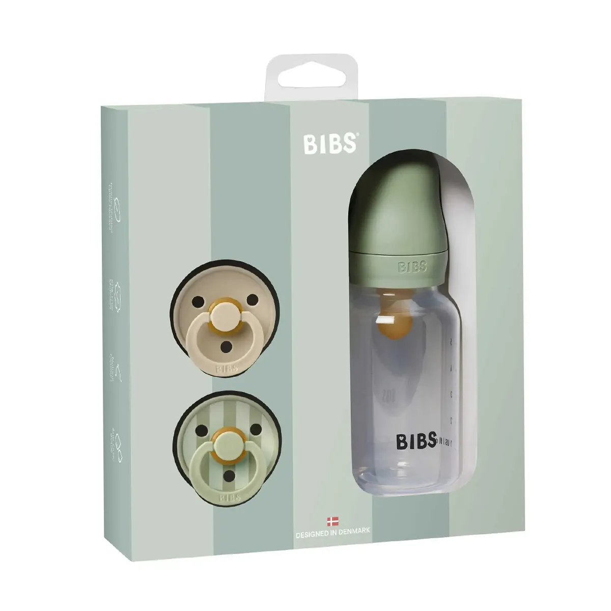 Bibs poklon set sage