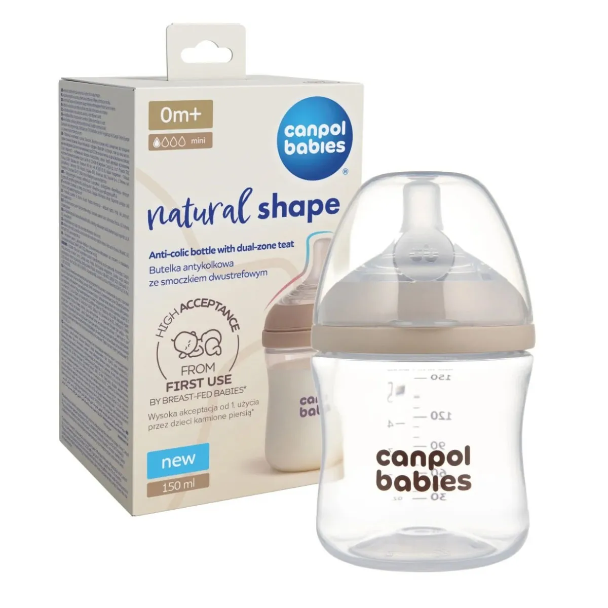 Canpol Natural shape antikolik flašica 150ml
