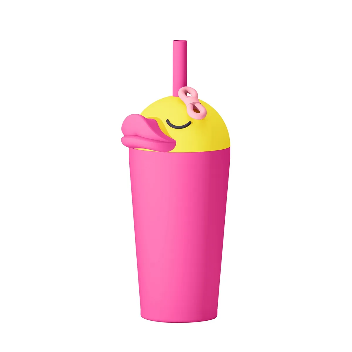 Asobu čaša sa slamkom Patkica 720ml