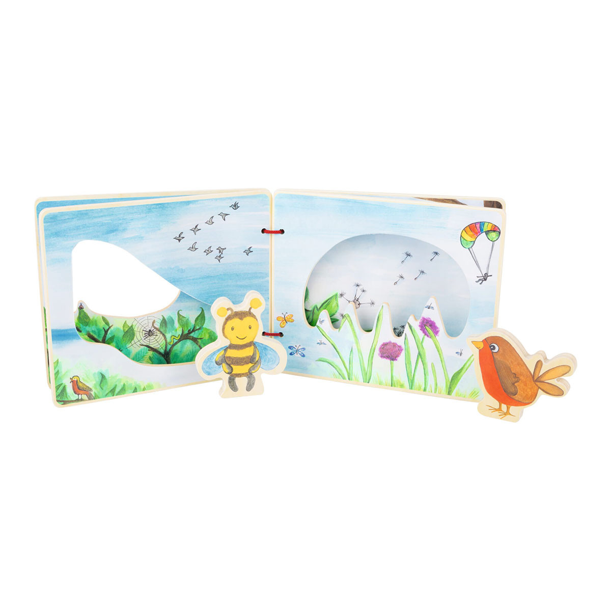 Small foot drvena edukativna knjiga