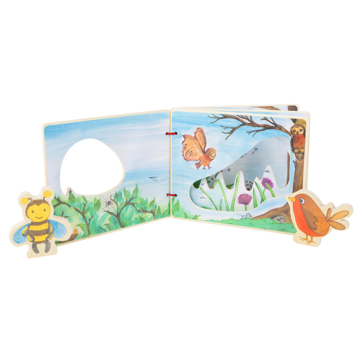 Small foot drvena edukativna knjiga