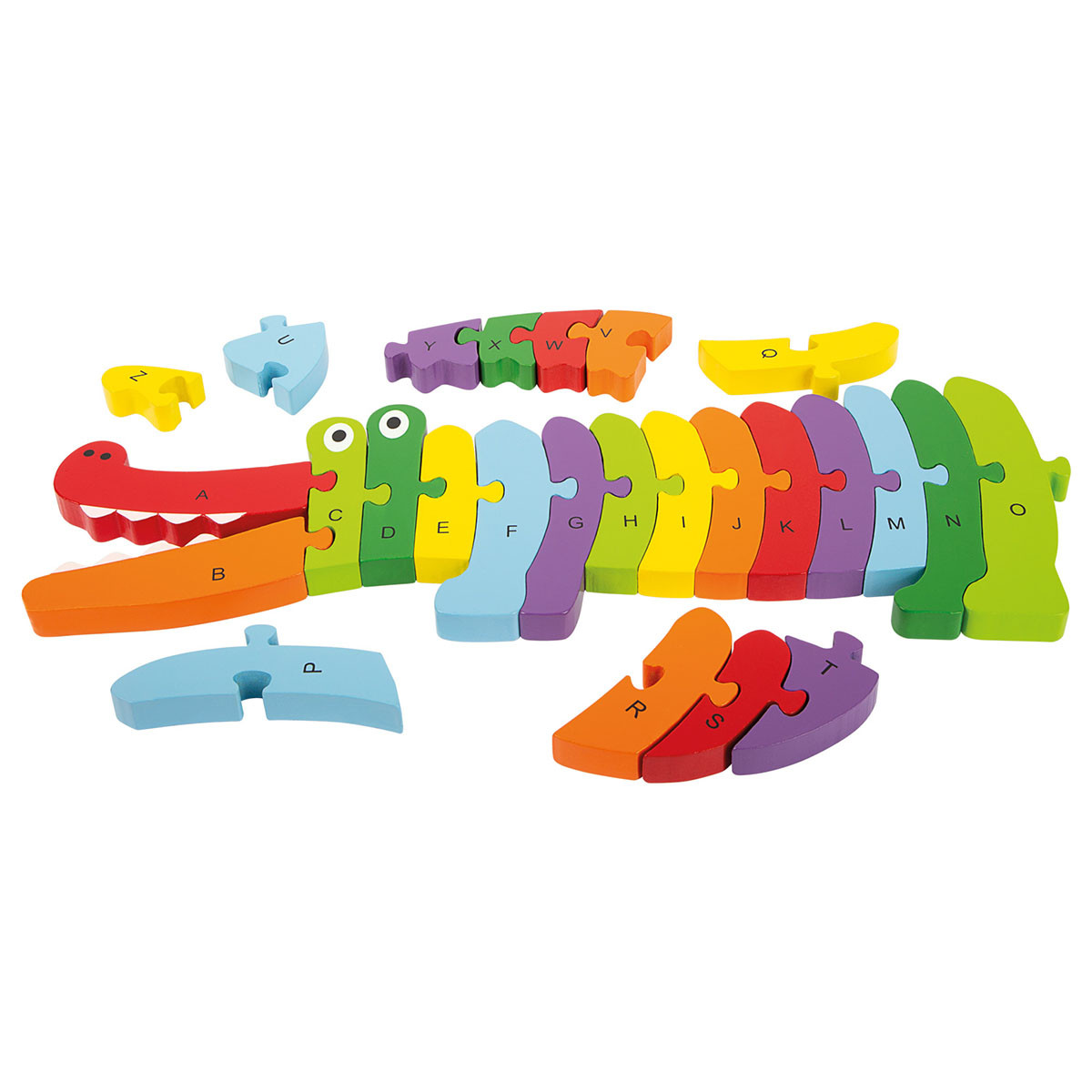 Small foot drvena slagalica abeceda - Krokodil