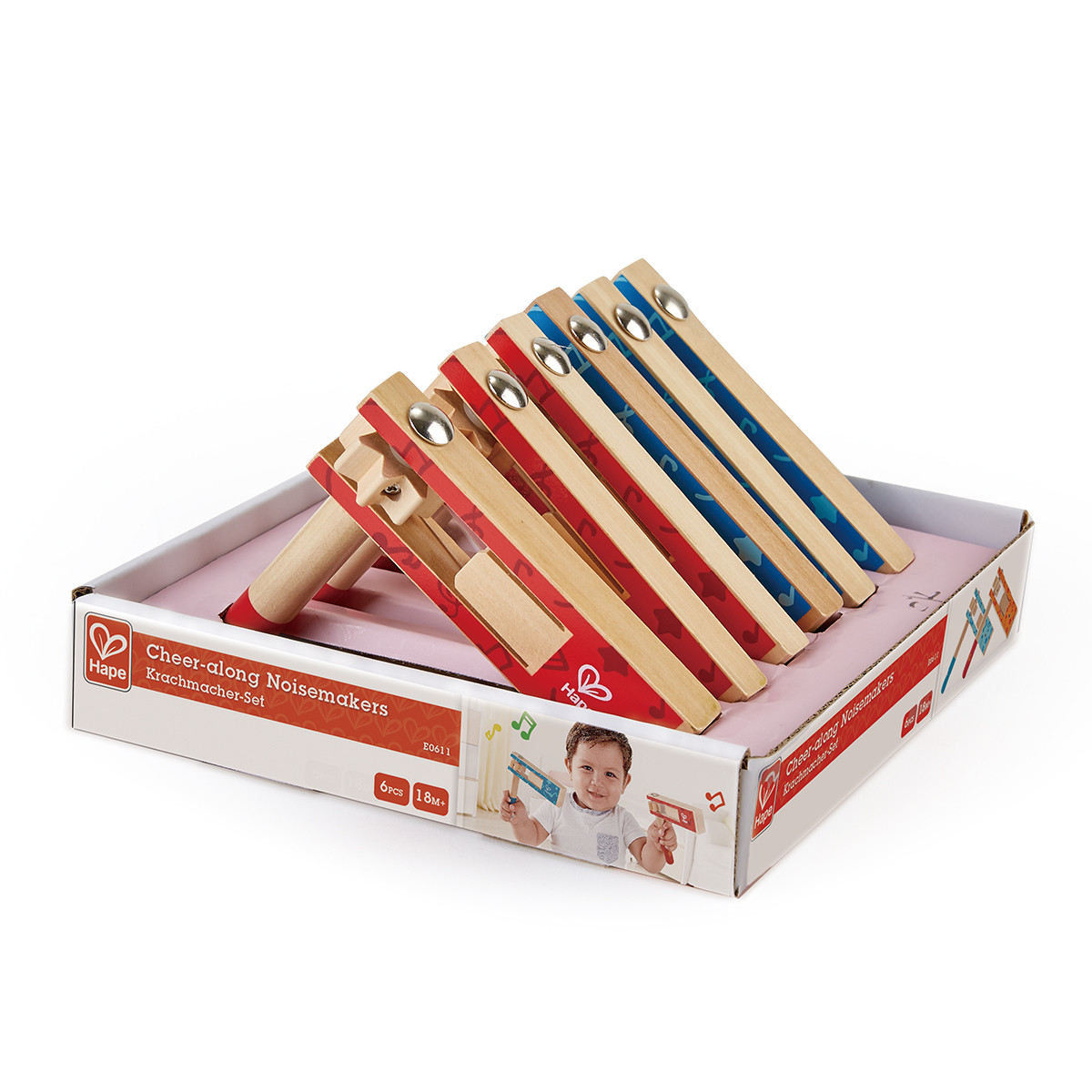 Hape drvena čegrtaljka