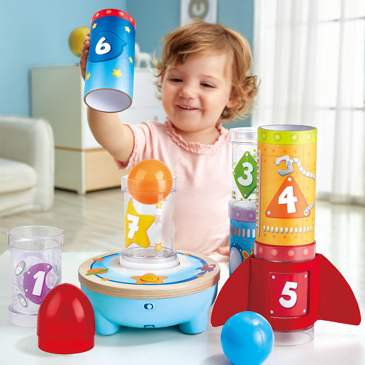 Hape raketa sa izduvavanjem loptice