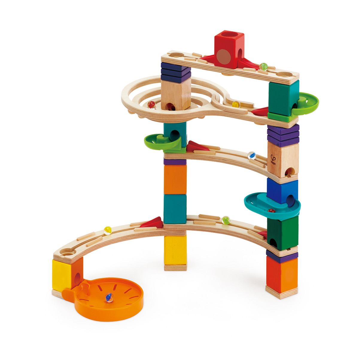 Hape drvena konstrukcija za igru sa klikerima