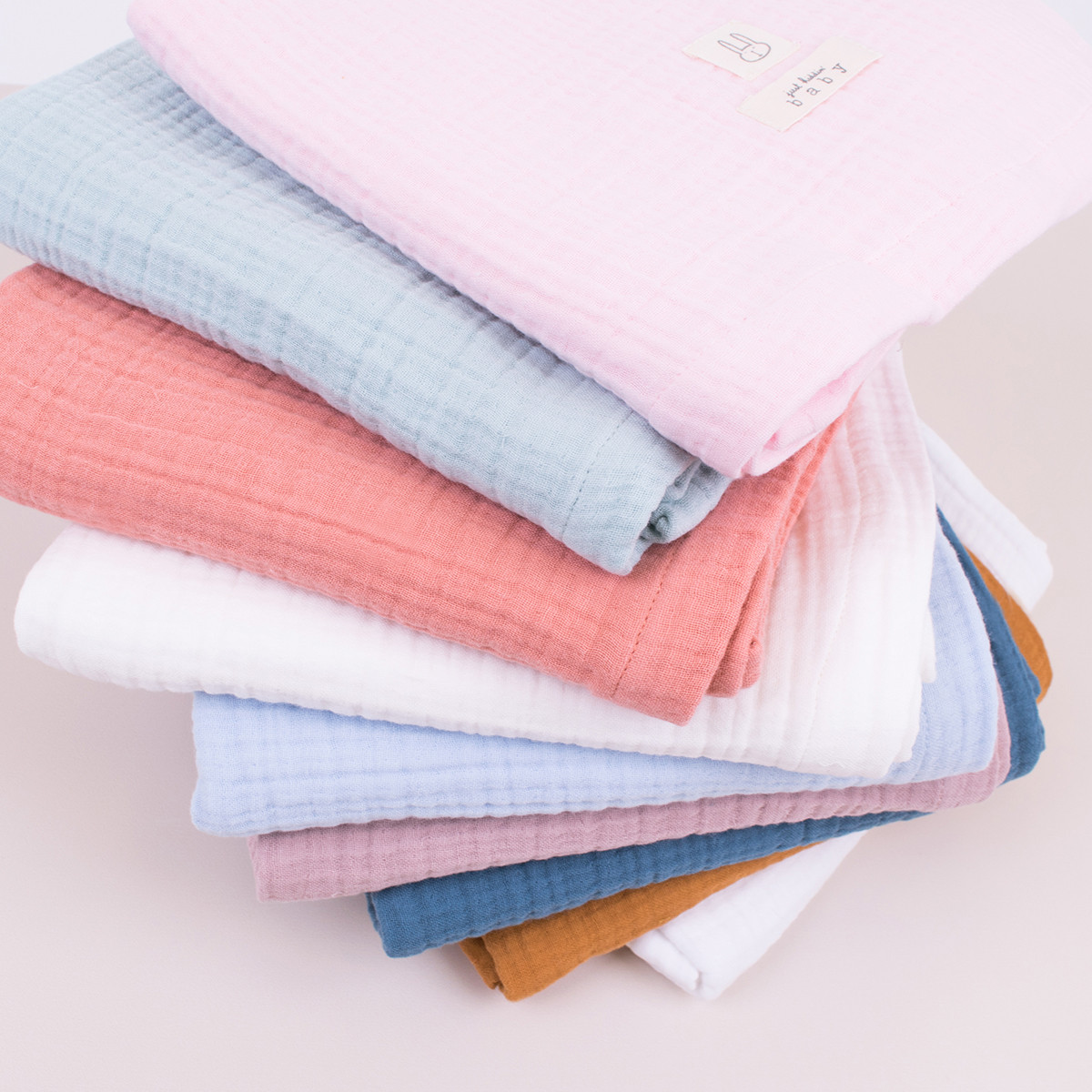 Just kiddin baby muslin prekrivač, 80x100cm