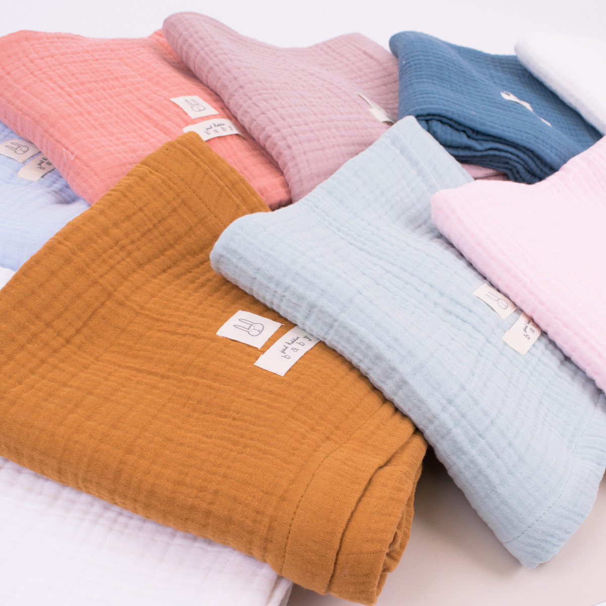 Just kiddin baby muslin prekrivač, 80x100cm