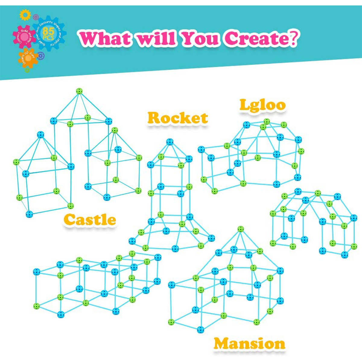 Jungle set za izgradnju 3D konstrukcije