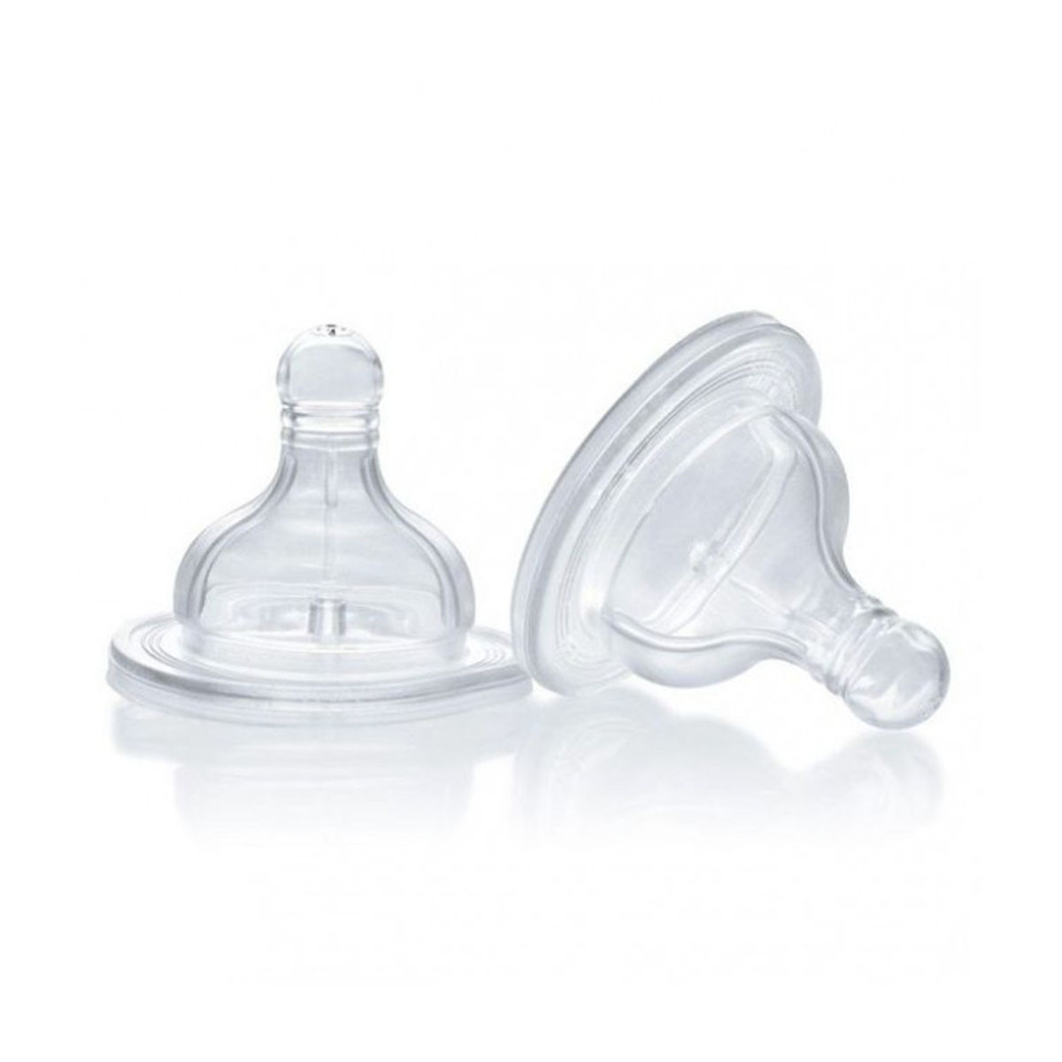 Chicco cucla Giotto od silikona normalan protok 0m+, 2/1