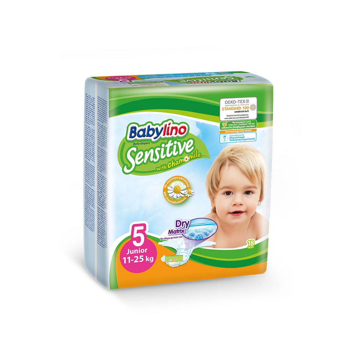 Babylino sensitive pelene JUNIOR 5, 18kom